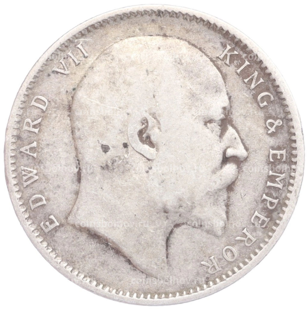 Монета 1 рупия 1903 года Британская Индия