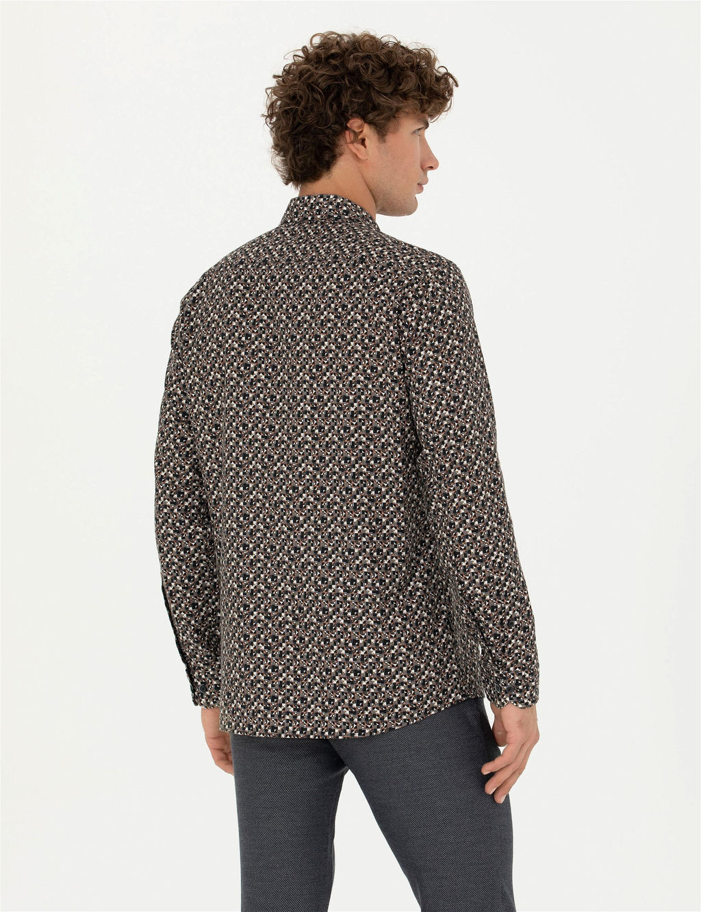 Siyah Slim Fit Uzun Kollu G_mlek