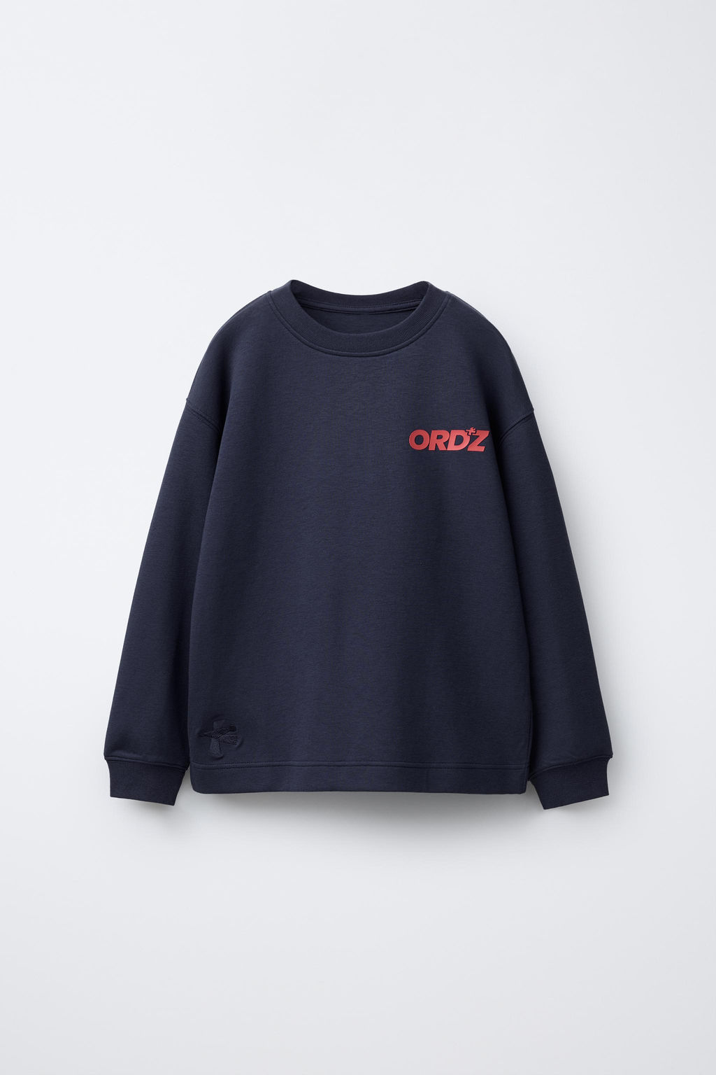 T-SHIRT WITH RAISED SLOGAN