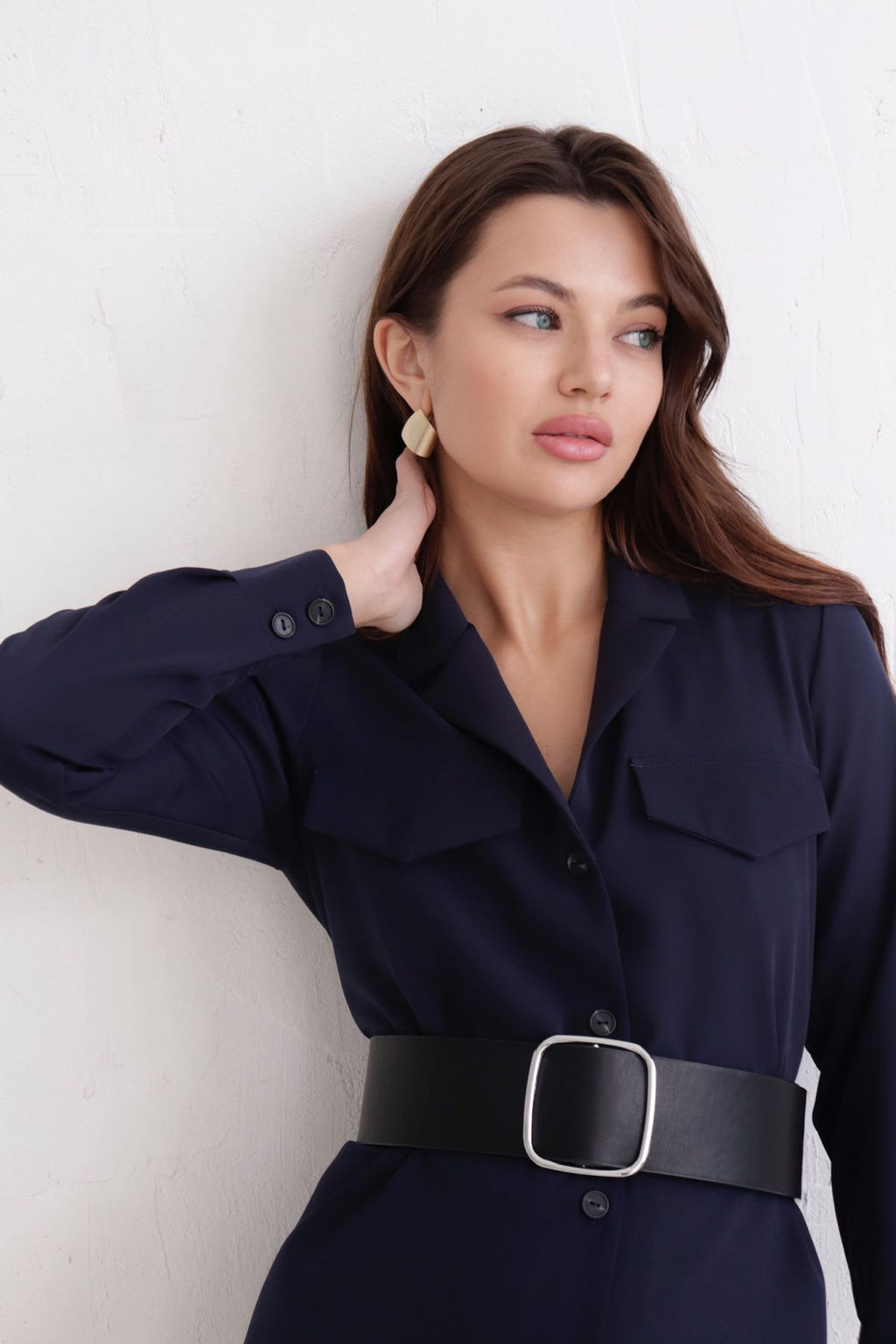 Платье-рубашка с английским воротником - Martichelli фото 308