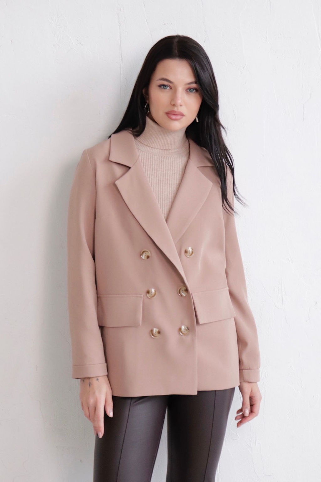 Двубортный жакет с английским воротником - Martichelli фото 187