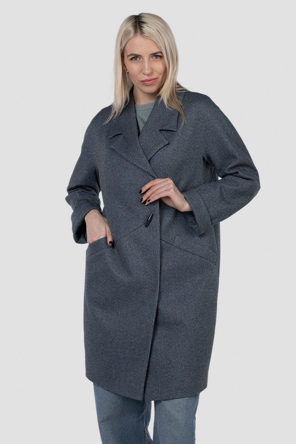 02-3200 Пальто женское утепленное - El podio фото 19