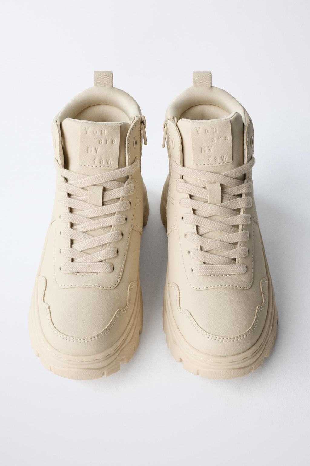 CHUNKY HIGH-TOP SNEAKERS - Zara фото 12