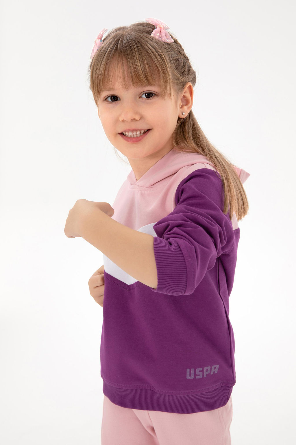 K_z _ocuk Menek_e Kap__onlu Sweatshirt Sepette S_rpriz _ndirim