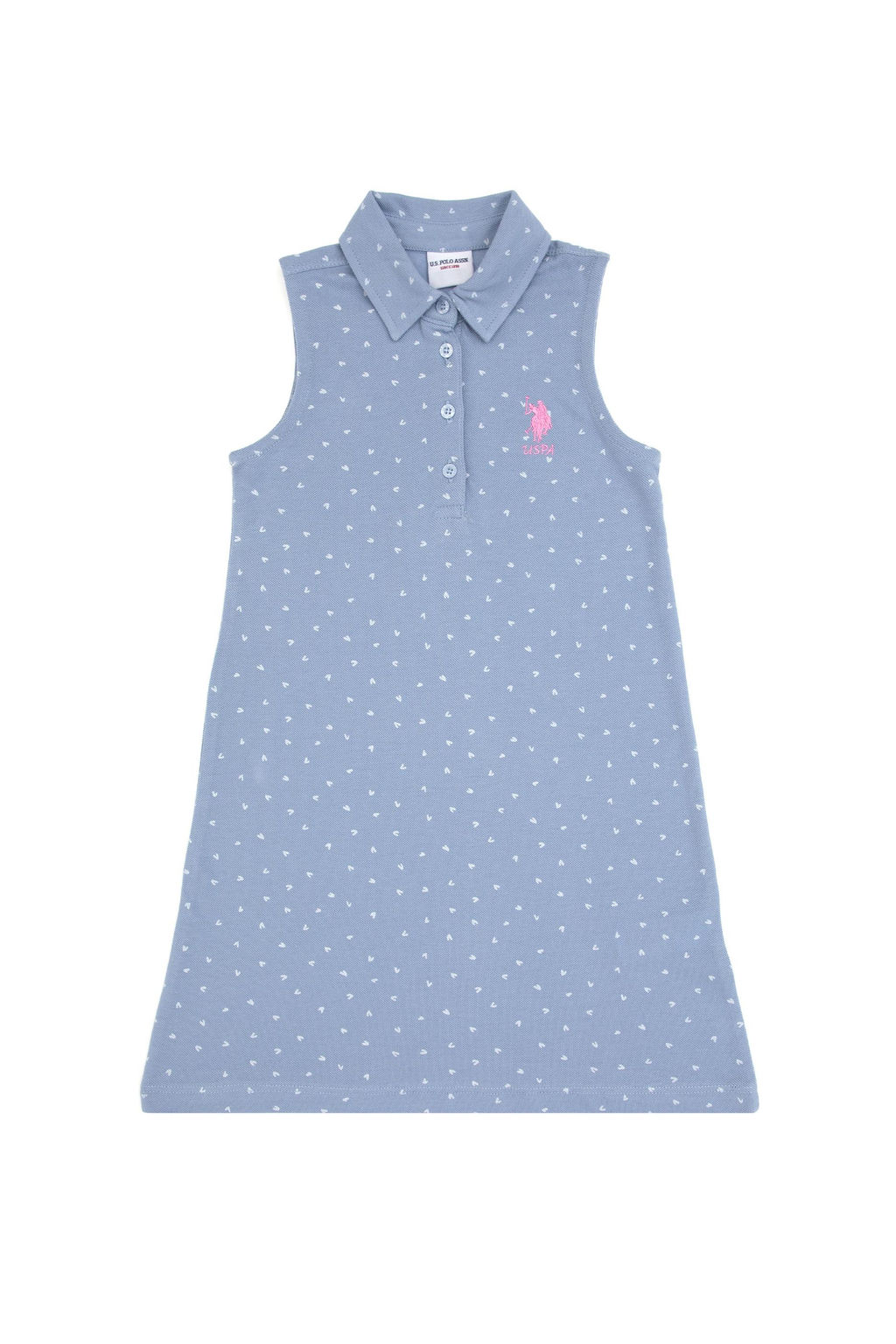 K_z _ocuk Mavi _rme Elbise - U.s. polo assn фото 2