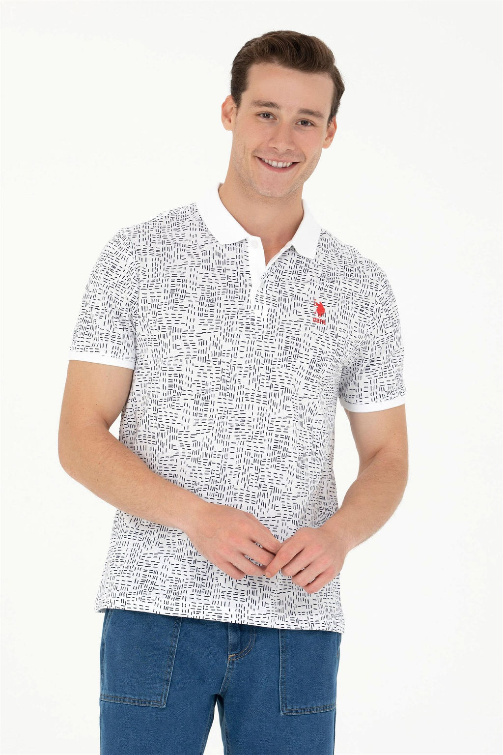 Мужская темно-синяя футболка - U.s. polo assn фото 3