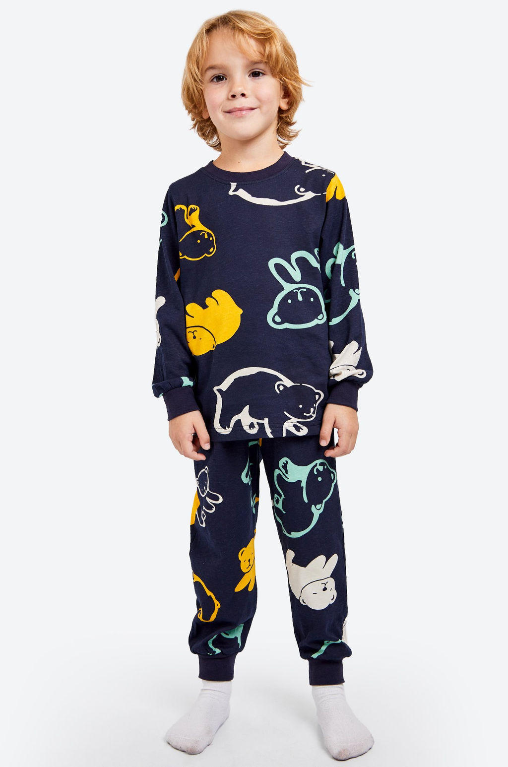 Хлопковая пижама для мальчика Happyfox