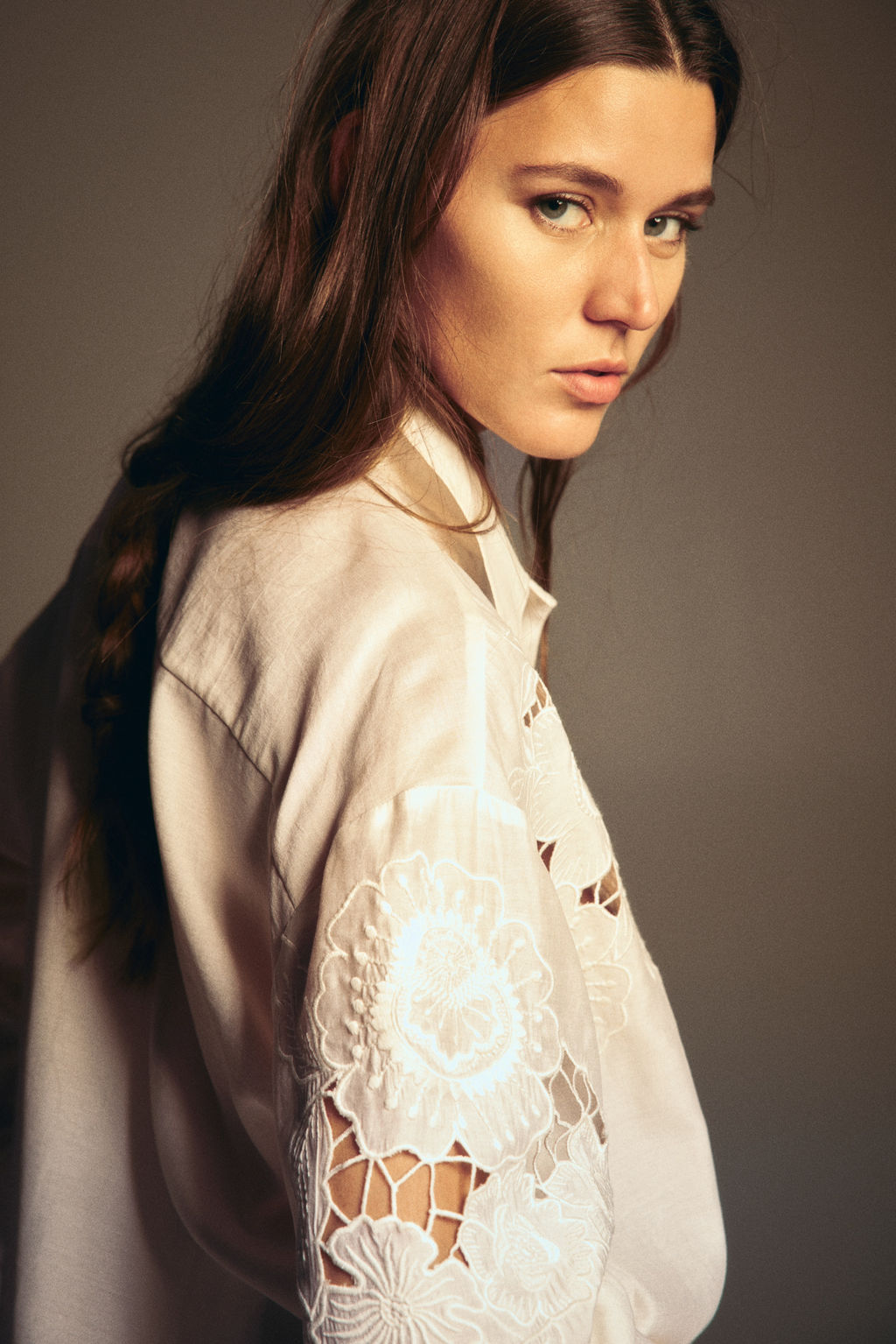 Camisa con bordado ingl?s - H&m фото 3