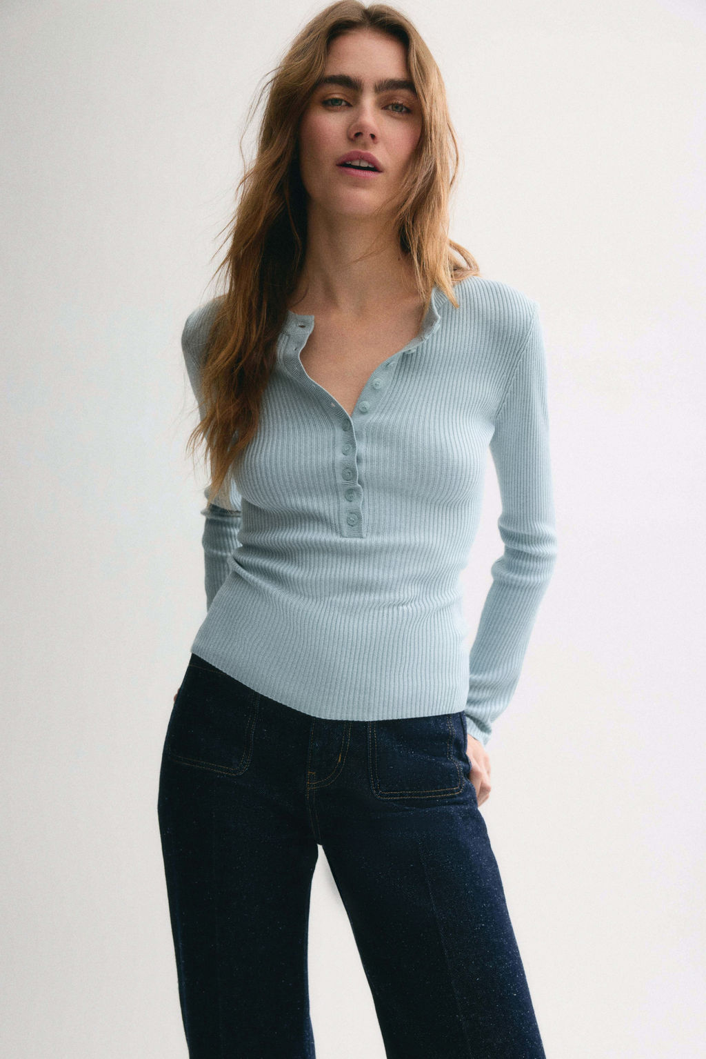 Camiseta en punto de canal? - H&m фото 3