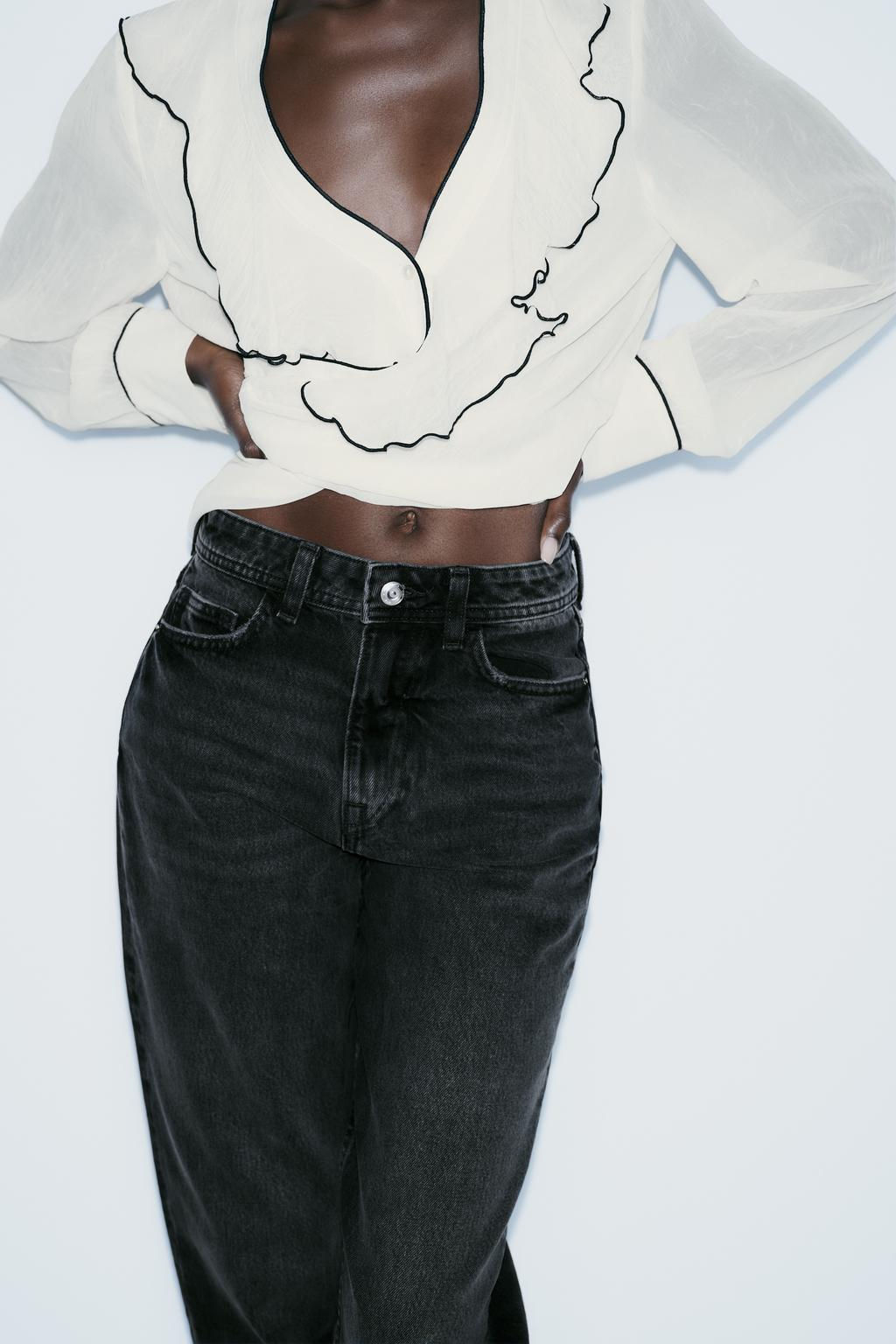 Z1975 MOM-FIT HIGH-WAIST JEANS - Zara фото 12