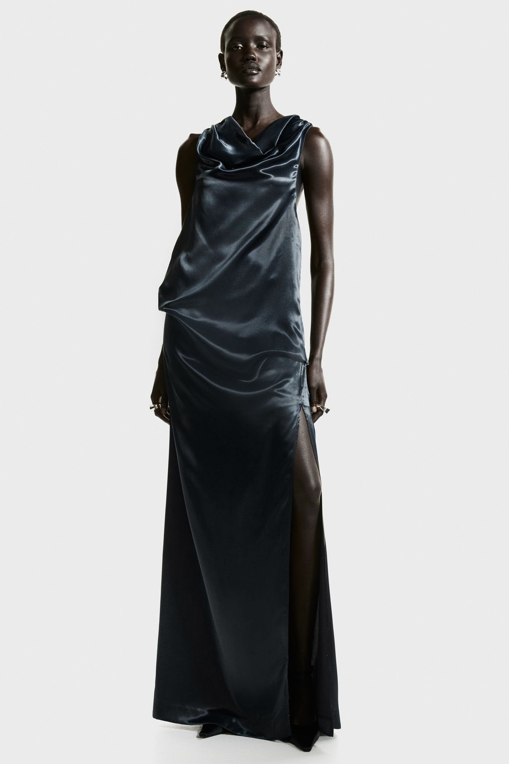 Vestido halter de sat?n - H&m фото 2