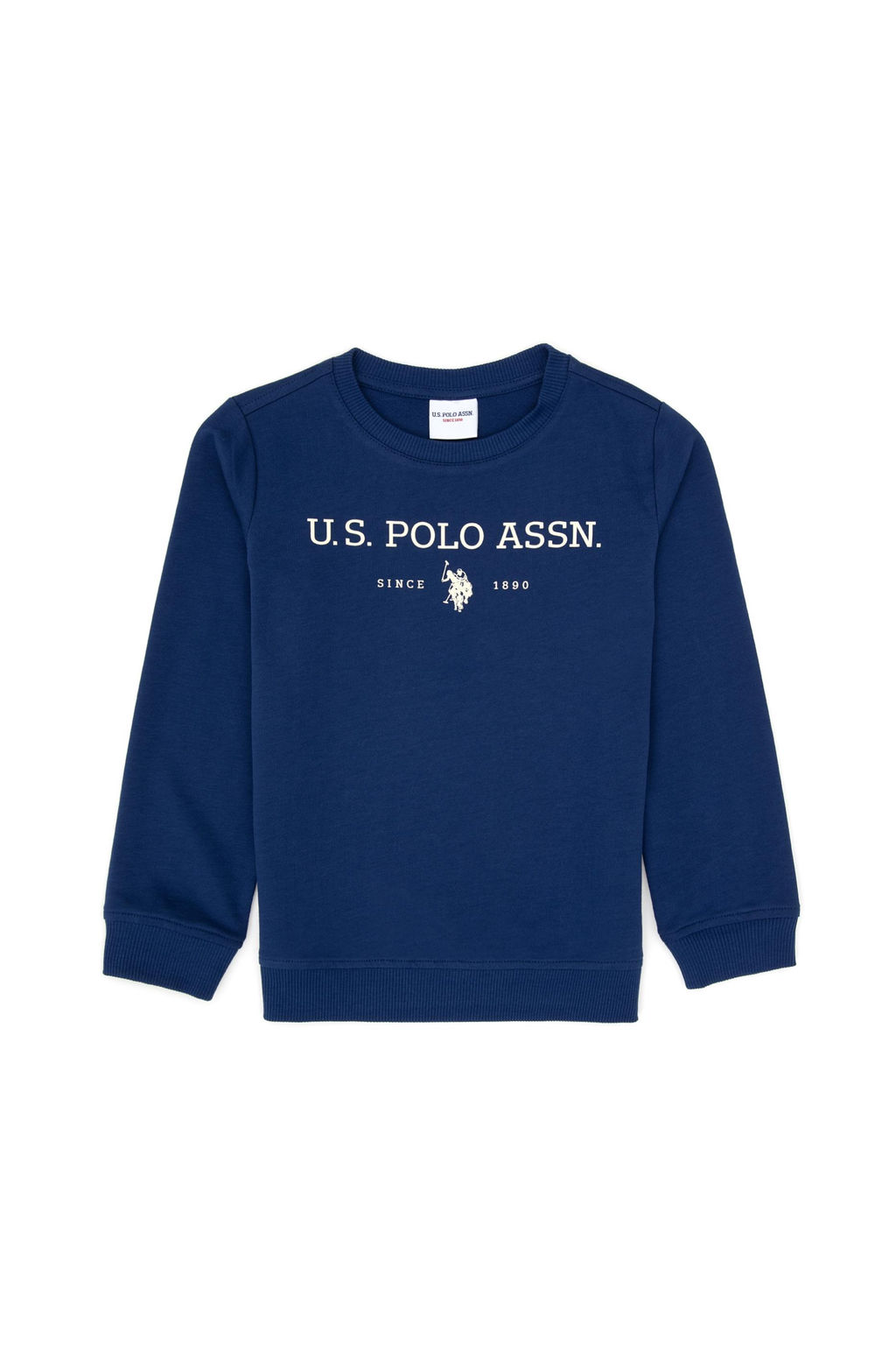 Erkek _ocuk _ndigo Bisiklet Yaka Sweatshirt Sepette S_rpriz _ndirim