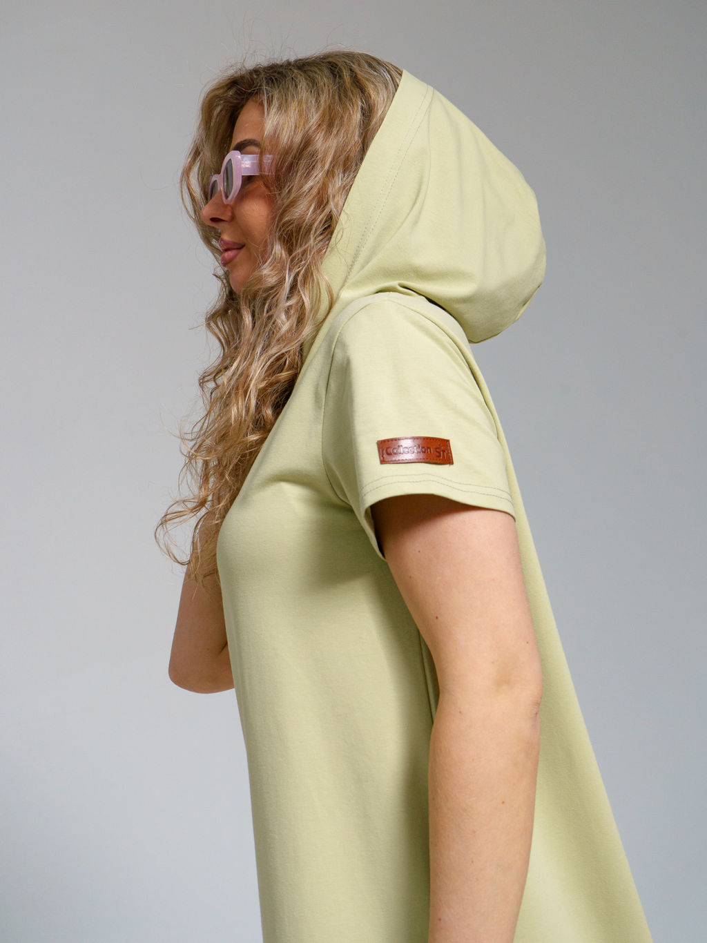 970 Платье-мантия"Олива"