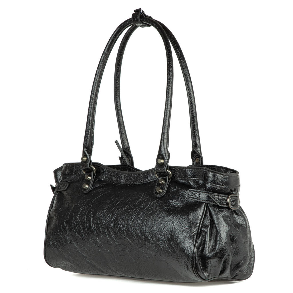 9273 black, Женская кожаная сумка, Barcelo Biagi