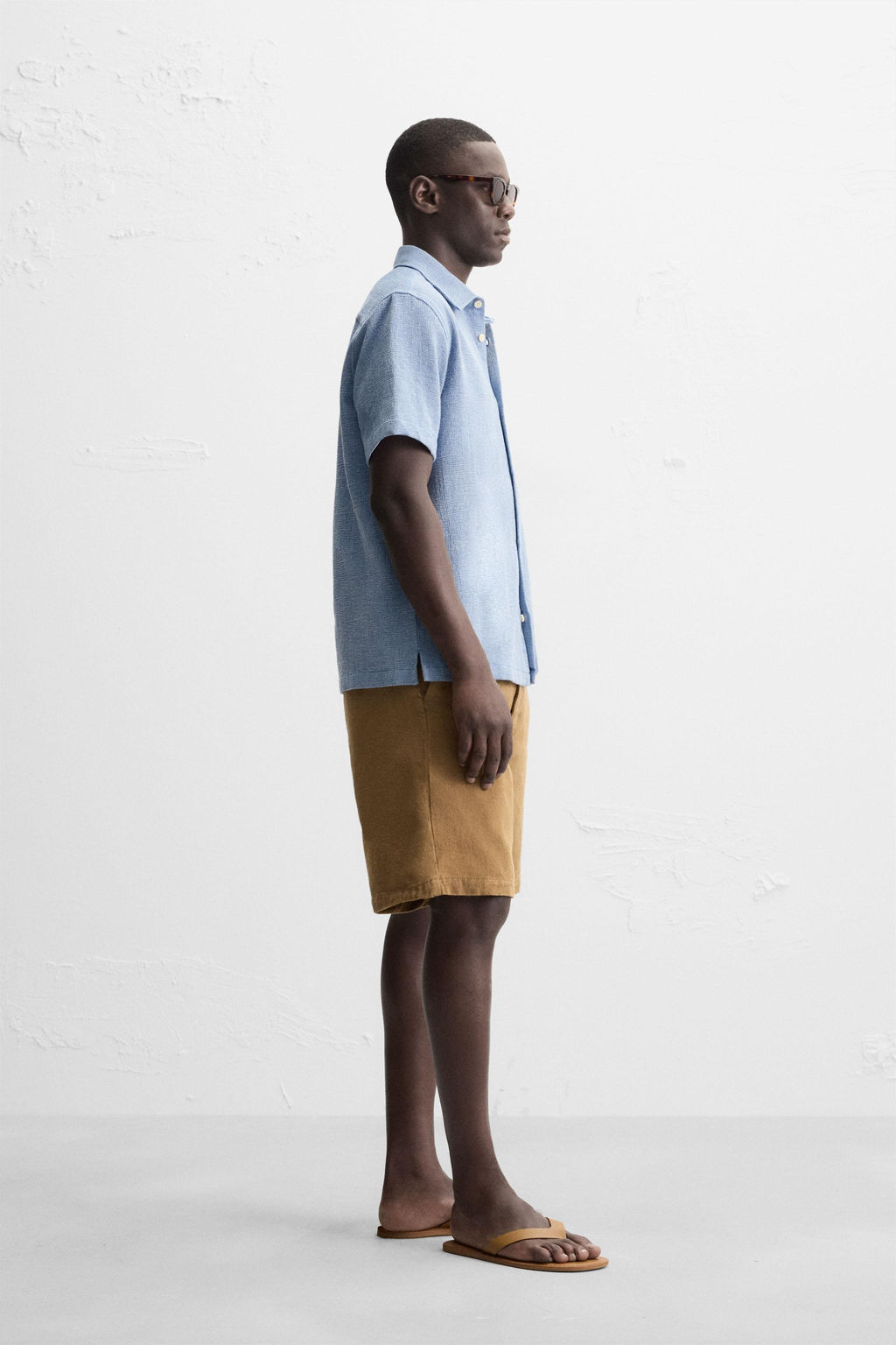 TEXTURED REGULAR FIT SHIRT - Zara фото 4