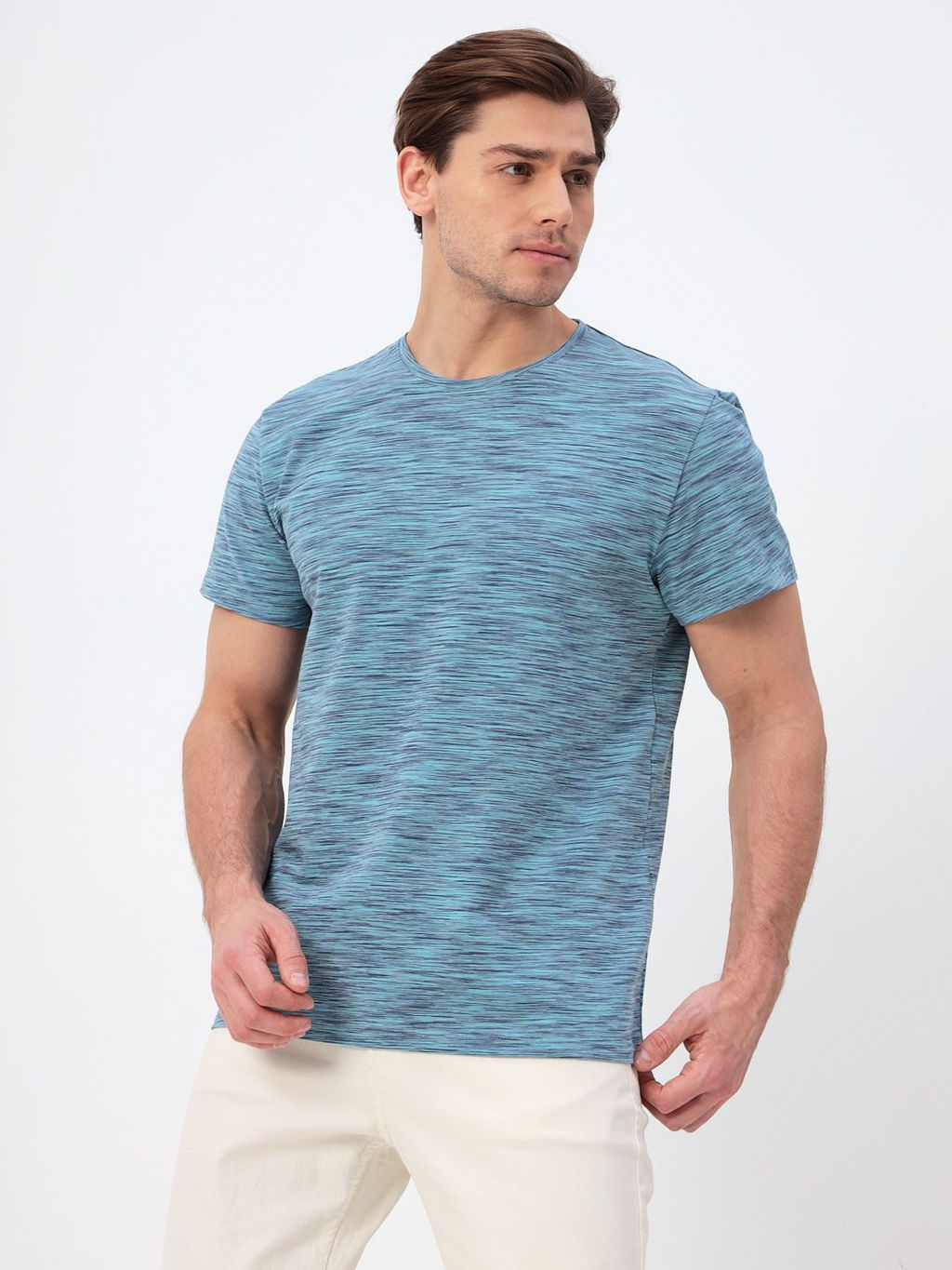 Футболка мужская короткий рукав GREG G145-KM-OR1051 (бирюзовый)  фото 7