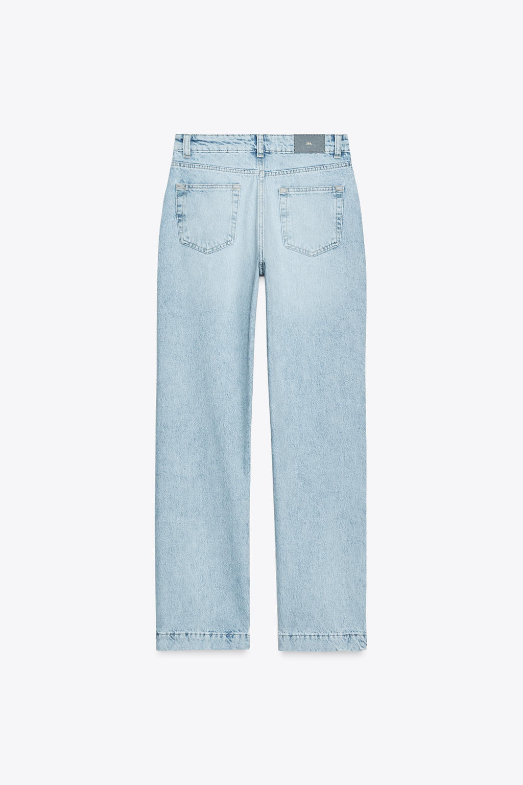 JEANS Z.04 STRAIGHT MID-WAIST FULL LENGTH - Zara фото 17