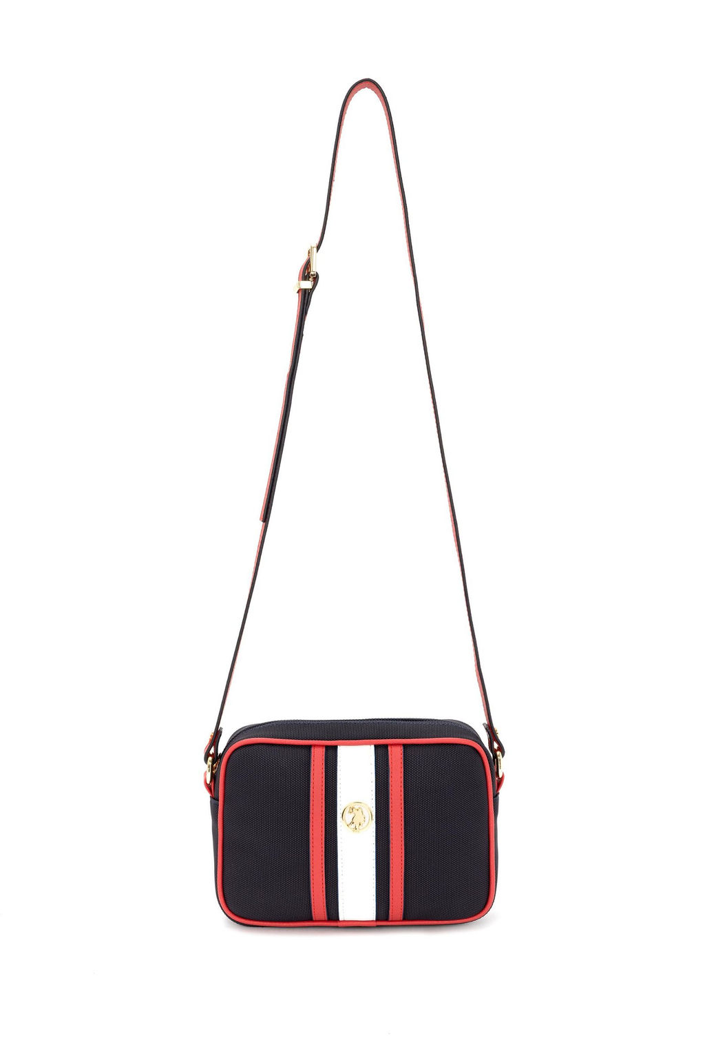 Женская темно-синяя сумка через плечо - U.s. polo assn фото 4
