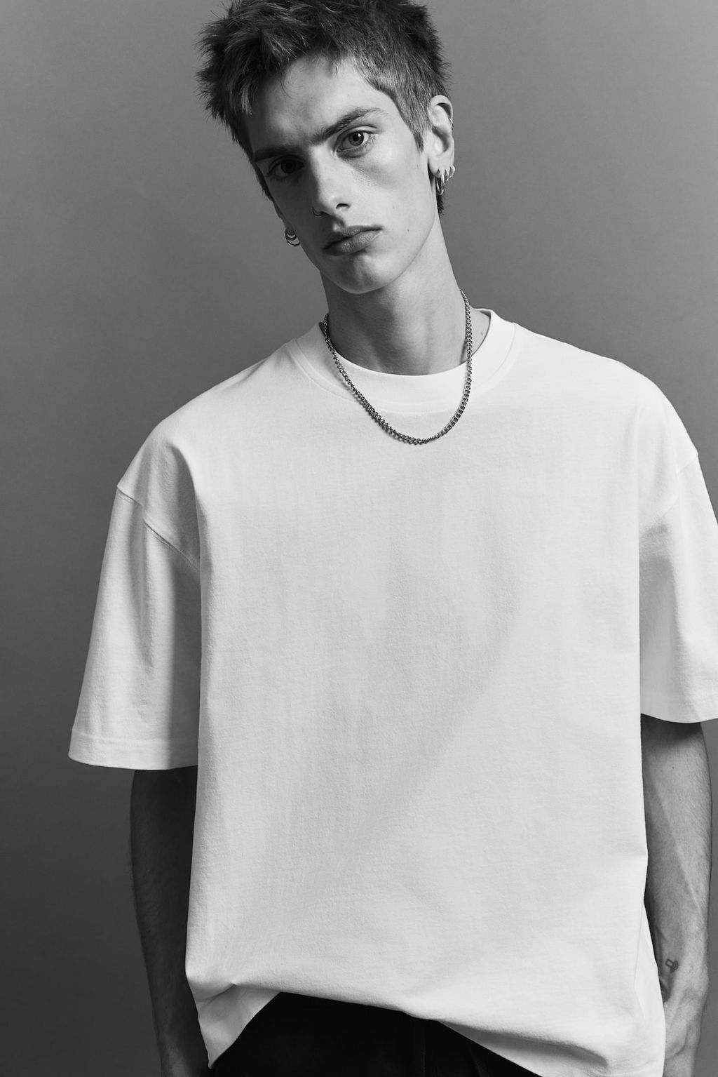 Camiseta de algodon Oversized Fit - H&m фото 3