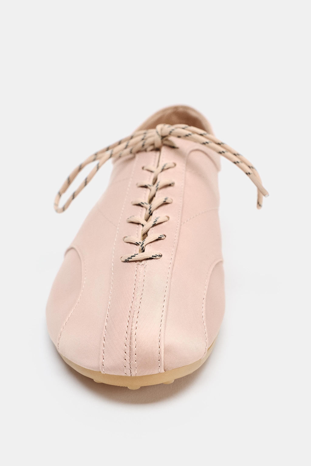 LACE-UP SPORTY BALLET FLATS - Zara фото 4