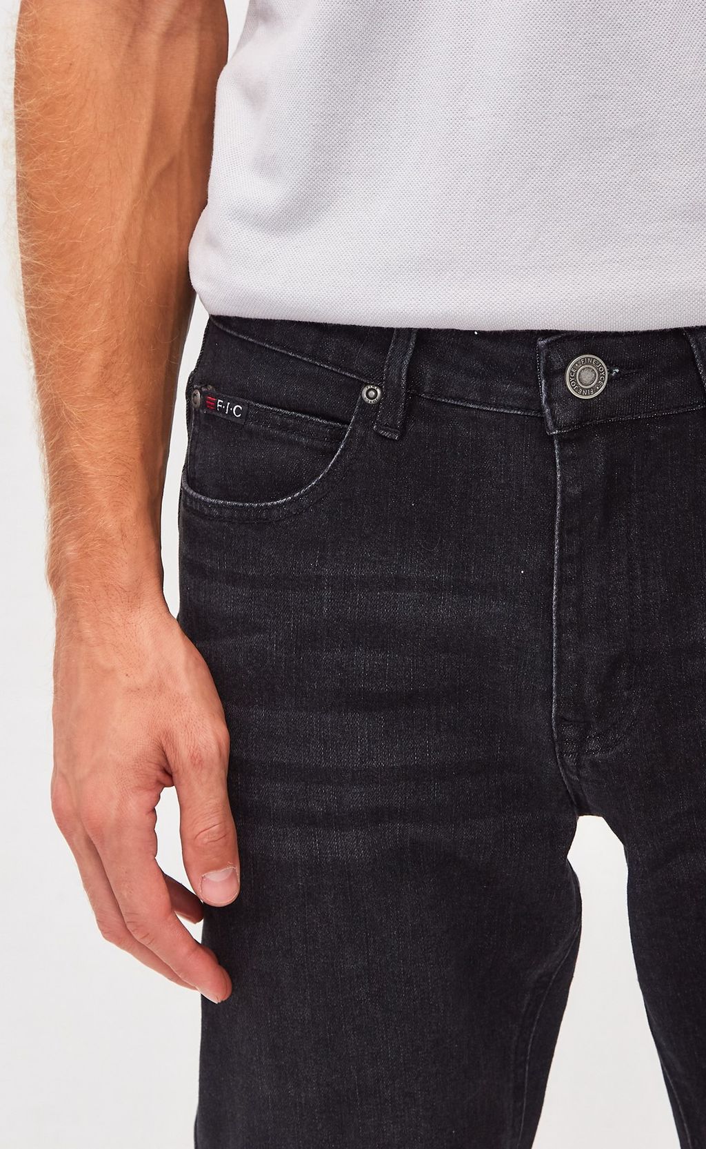 Джинсы F221-01-986R black - Fine joyce фото 5