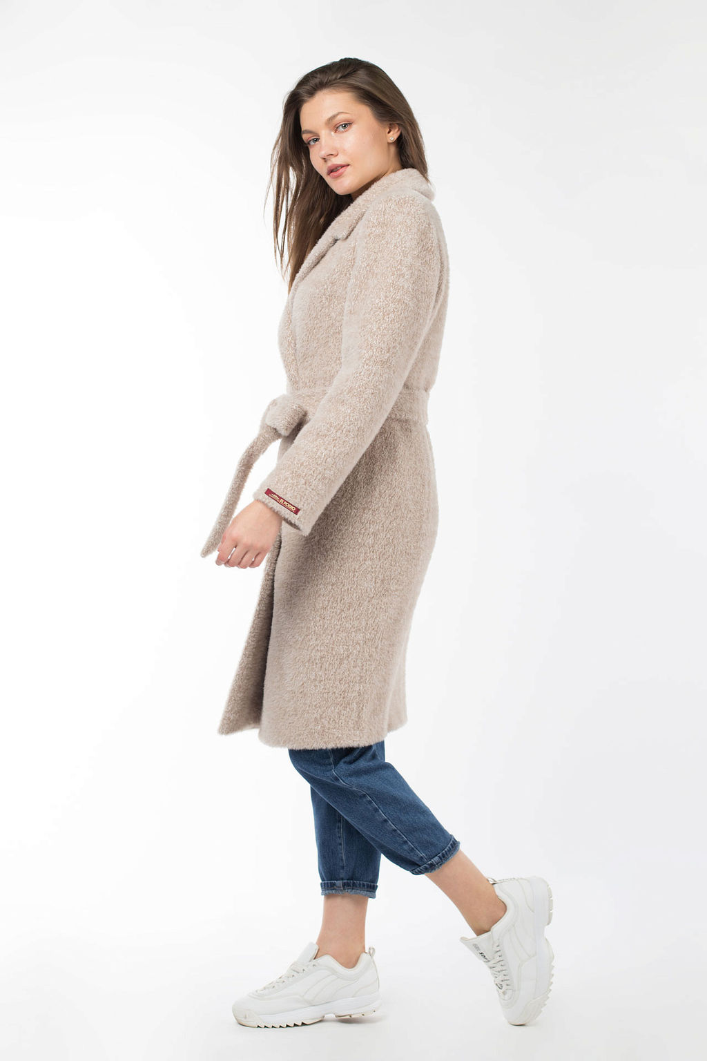 Пальто женское демисезонное (пояс) - El podio фото 3