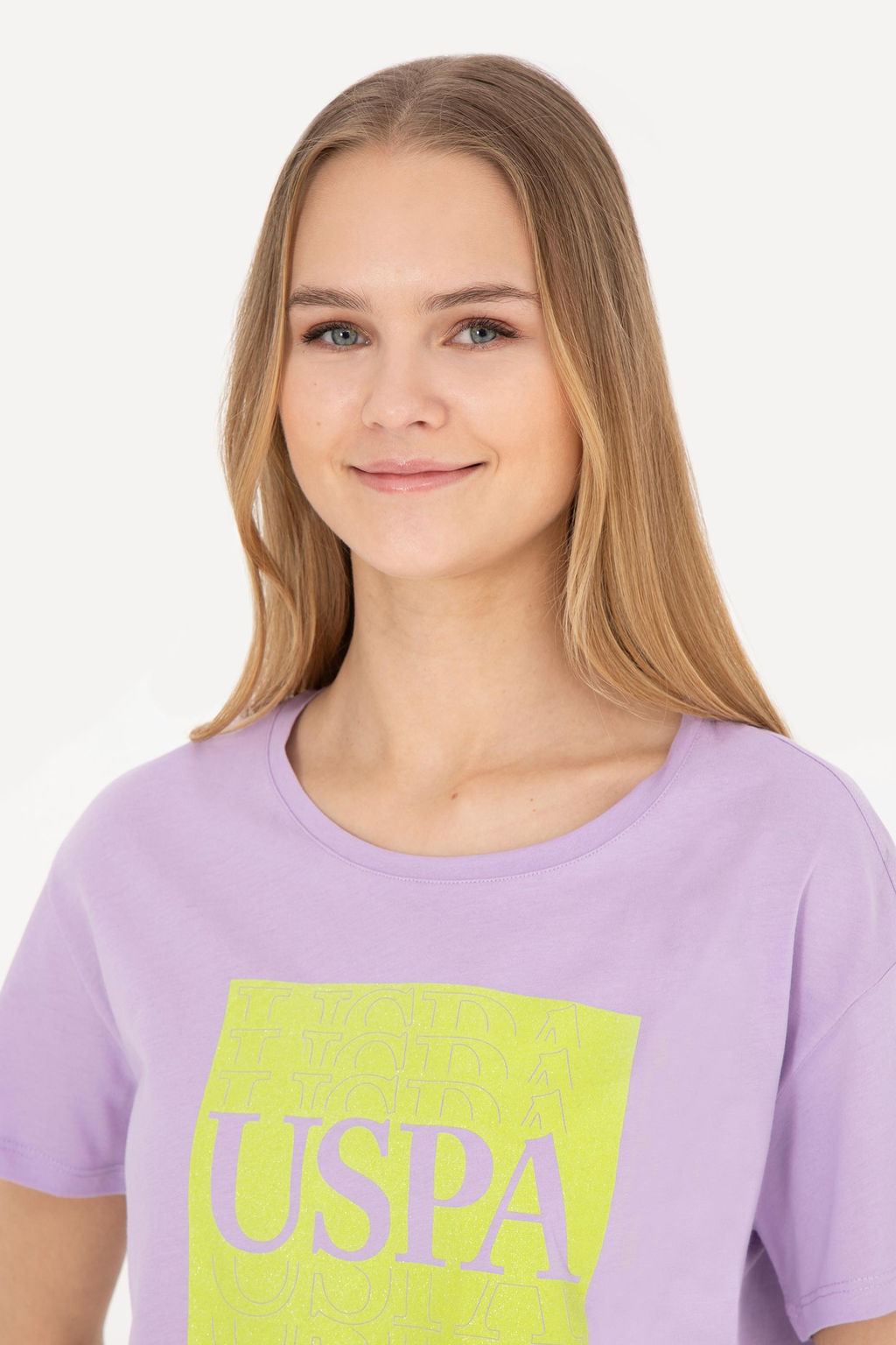 Женская сиреневая футболка - U.s. polo assn фото 10