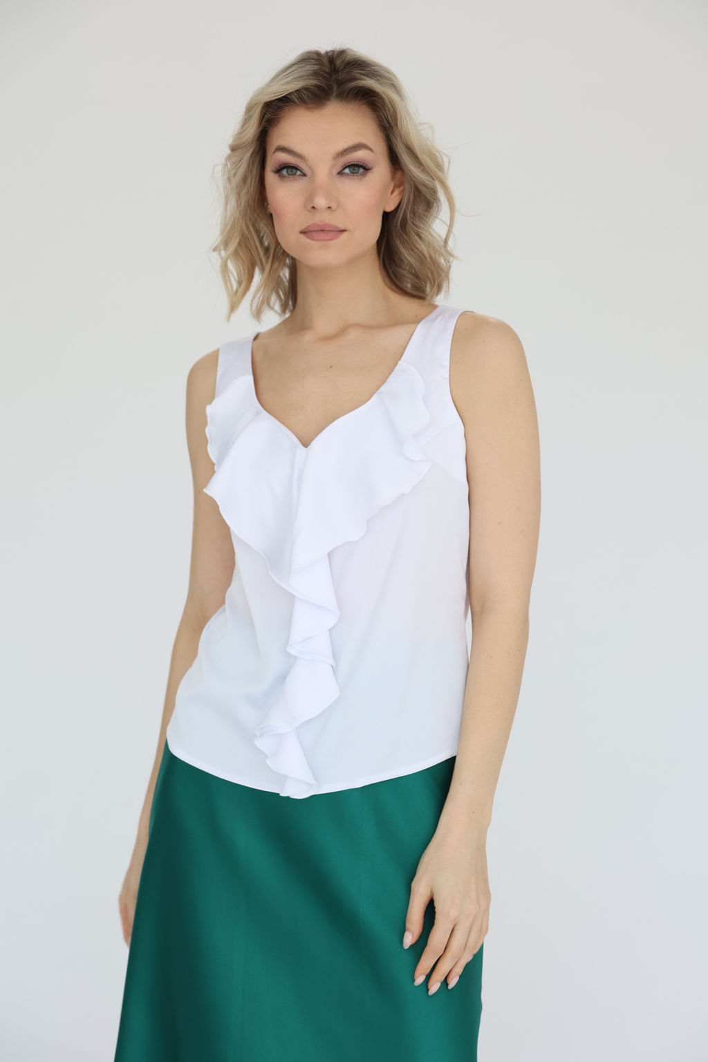 Топ с рюшей - Looklikecat фото 2