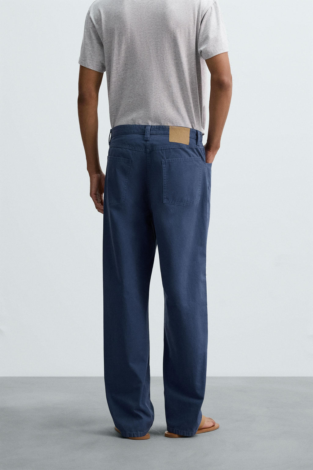 WASHED STRAIGHT-LEG TROUSERS - Zara фото 13
