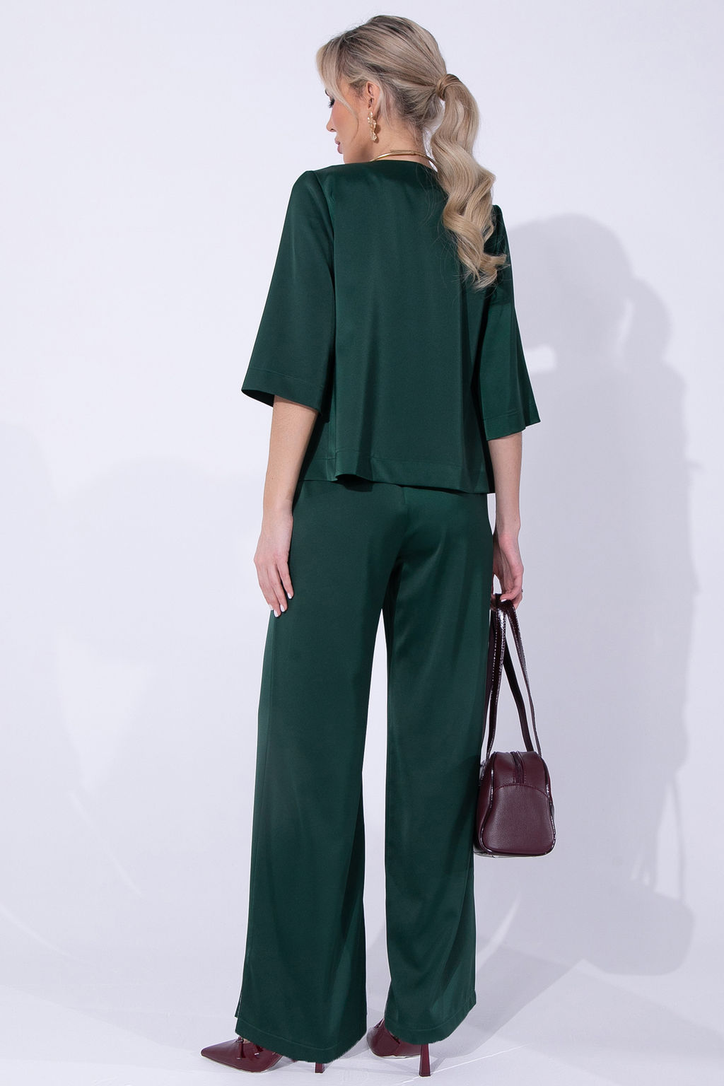 Костюм Итальянский шик 2 (изумрудный) - Эльза фото 9