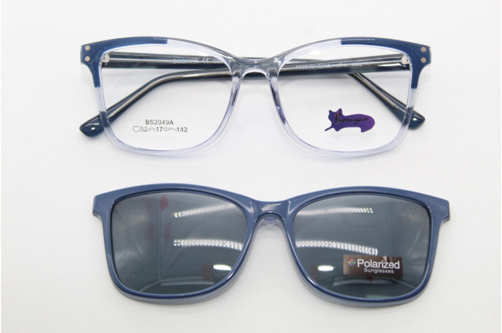 Оправа Bosiyan 2049 52-17-142 C3 с насадкой Polarized