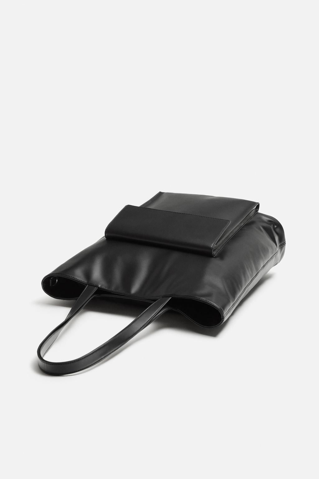 SHOPPER BAG WITH POCKET - Zara фото 5