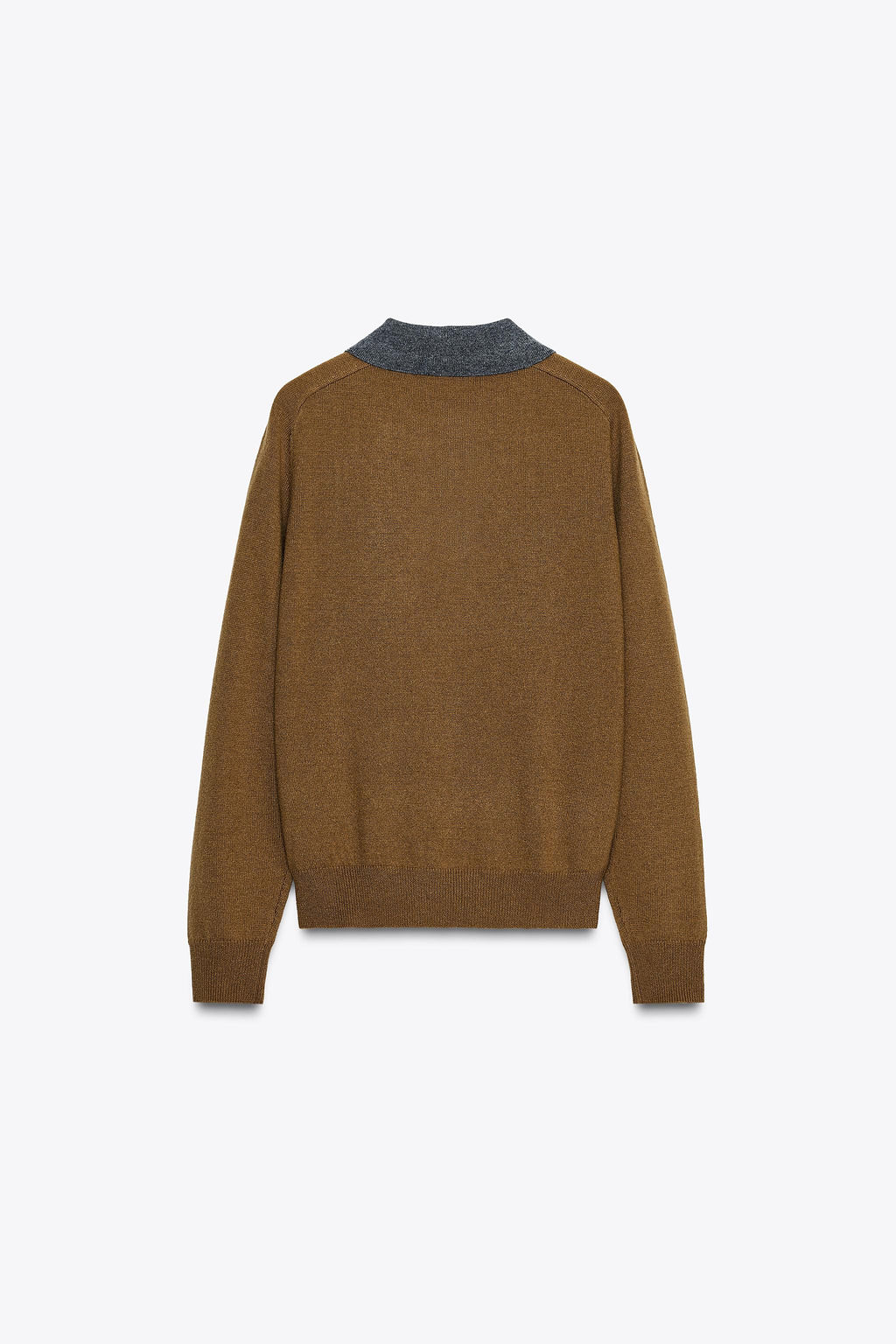 DIAMOND KNIT POLO SWEATER - Zara фото 7