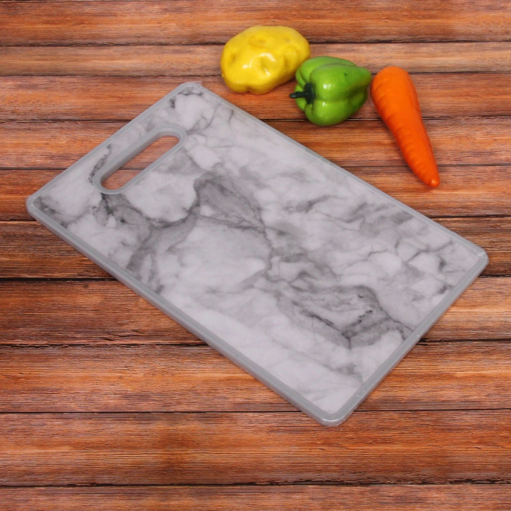 Цена за 2 шт. Доска разделочная "Stone" 23*37*1см Белый мрамор, прямоугольная
