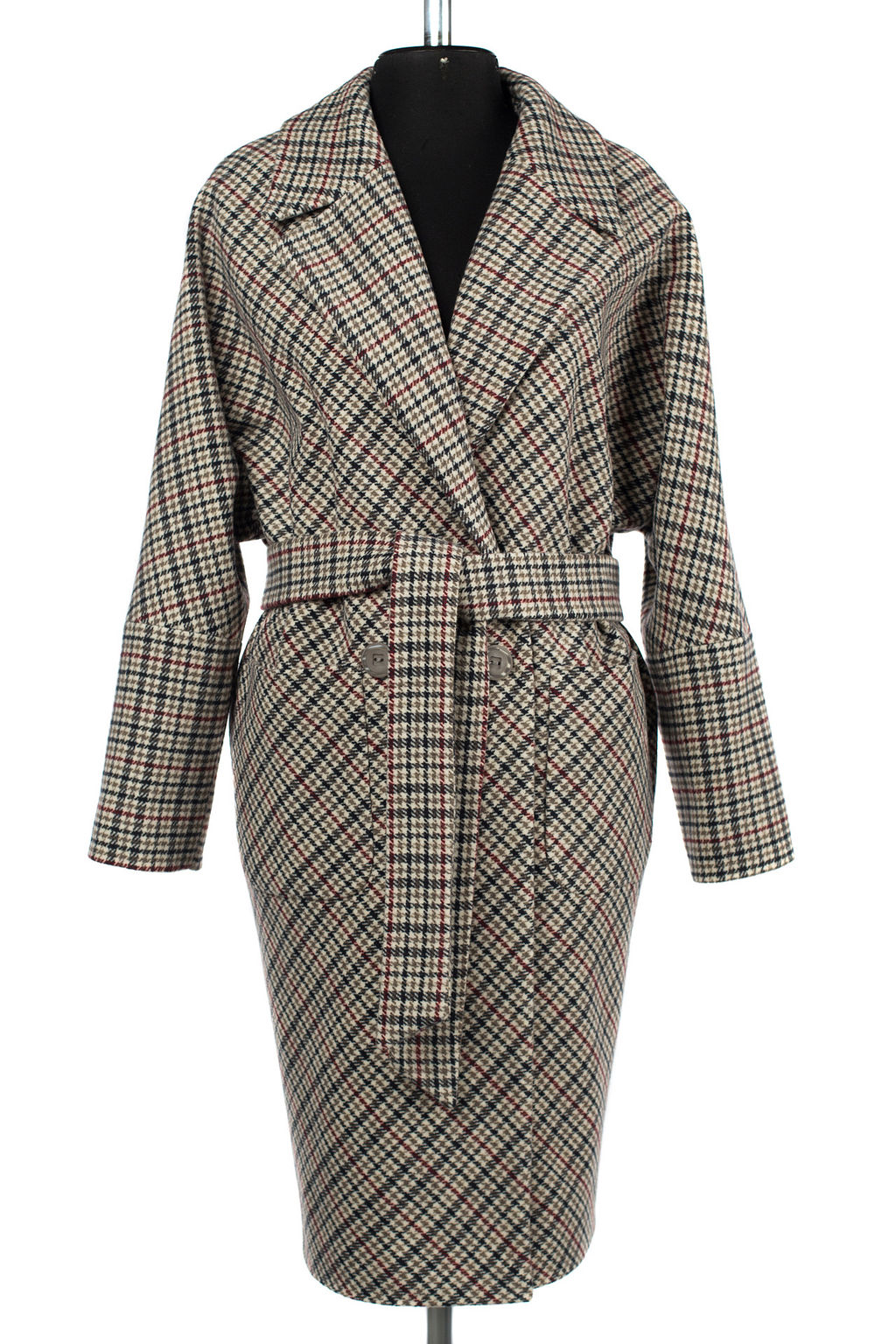 Пальто женское демисезонное (пояс) - El podio фото 10