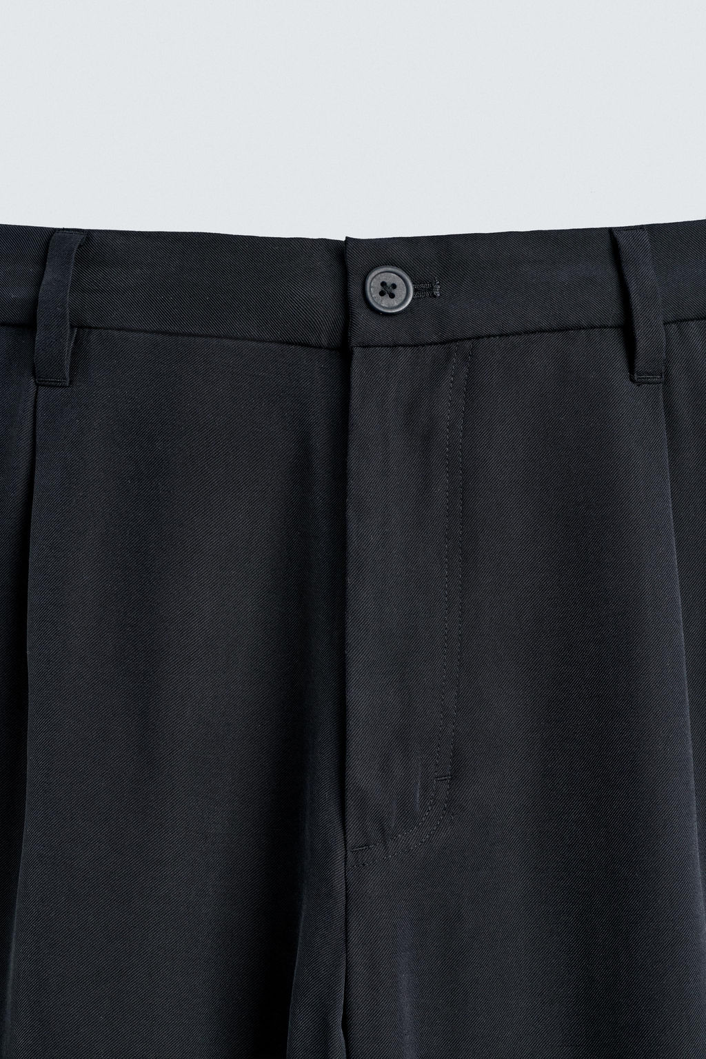 PANTAL?N FLUIDO RELAXED FIT / Gris azul - Zara фото 8