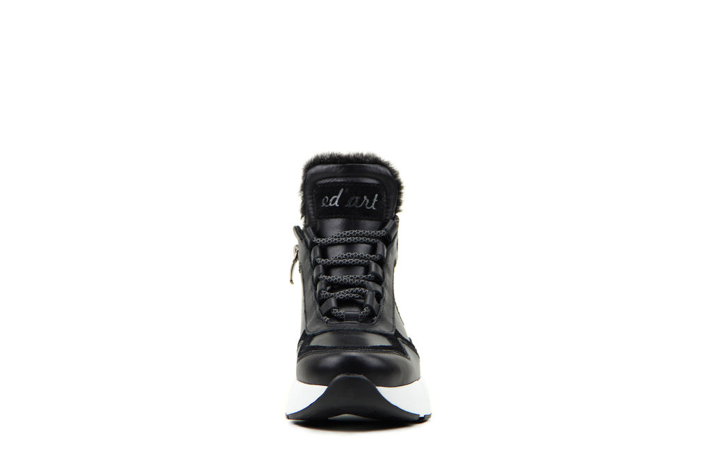 Ботинки 350.2021w.black /шерсть
