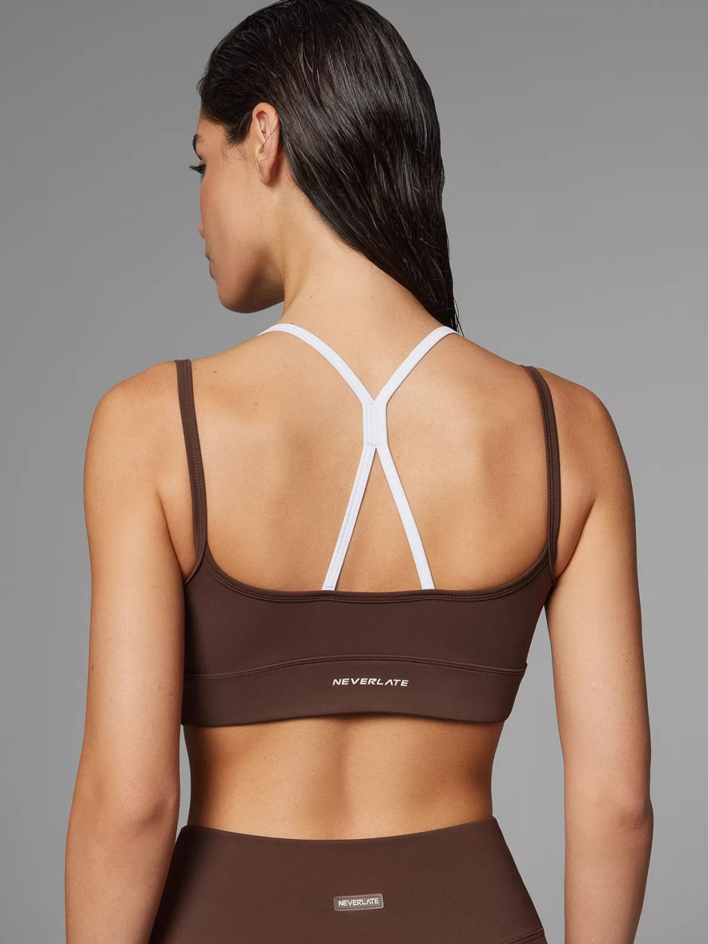 Топ-бра с контрастными вставками