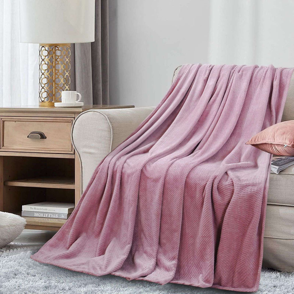 Плед Велсофт Пиноли - Сухая Роза 180х200