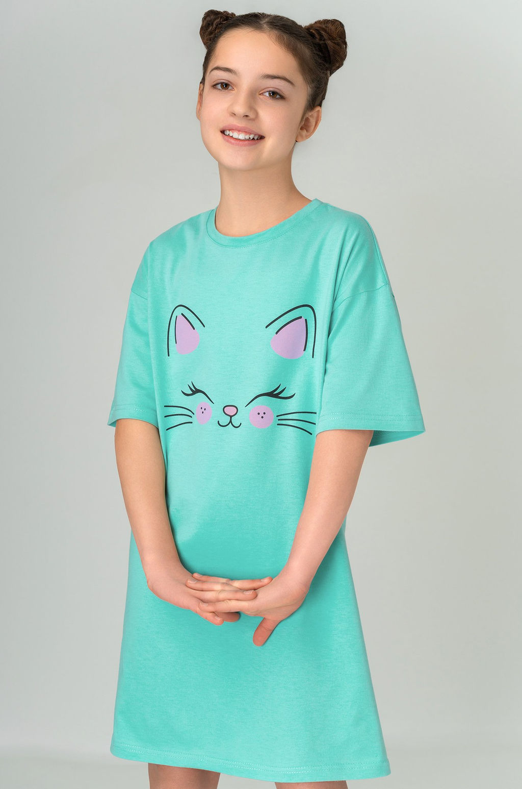 Туника оверсайз для девочки Happyfox