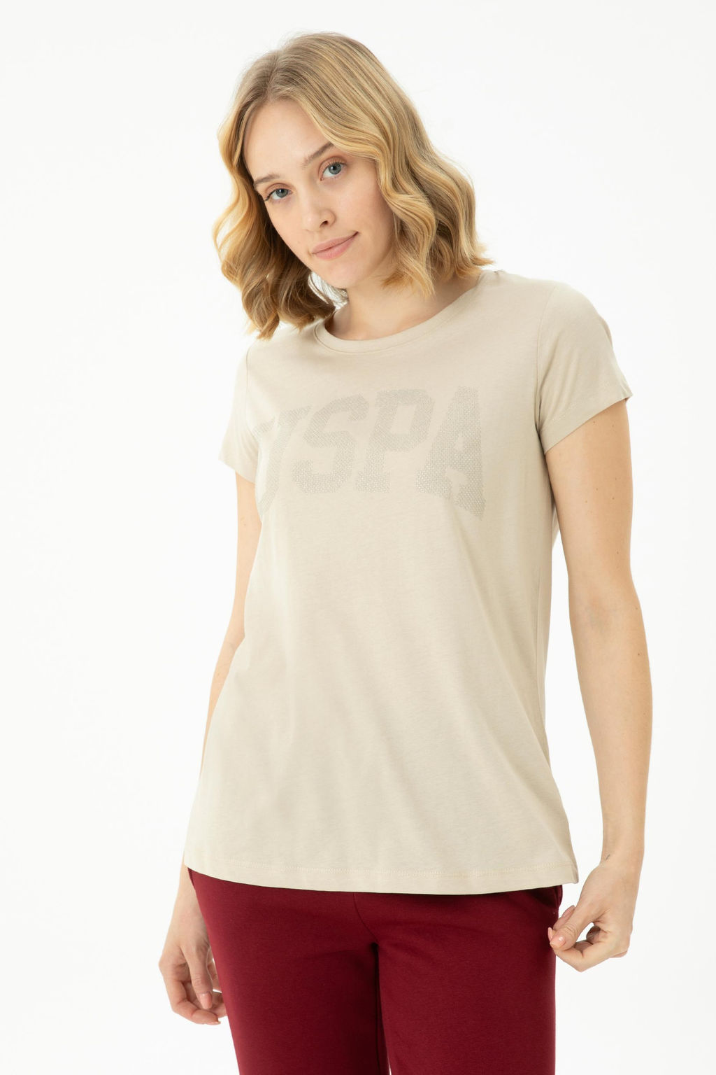 Женская базовая футболка Stone - U.s. polo assn фото 17