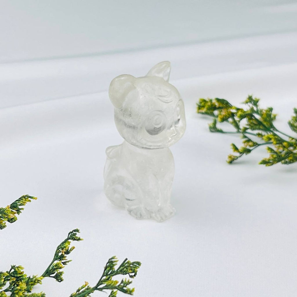 Фигурка Кошка из Горного Хрусталя - Радуга самоцветов фото 3