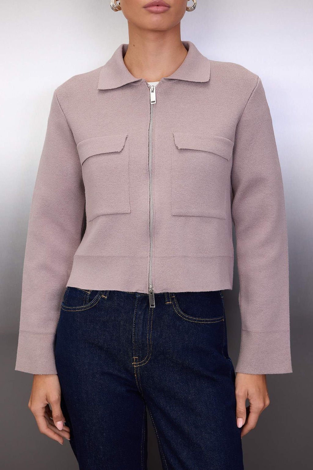 Ozel Koleksiyon Kahverengi Pamuk Kar?s?ml? Polo Yaka Cep Detayl? Triko H?rka TWOAW26HI00180 - Trendyolmilla фото 7