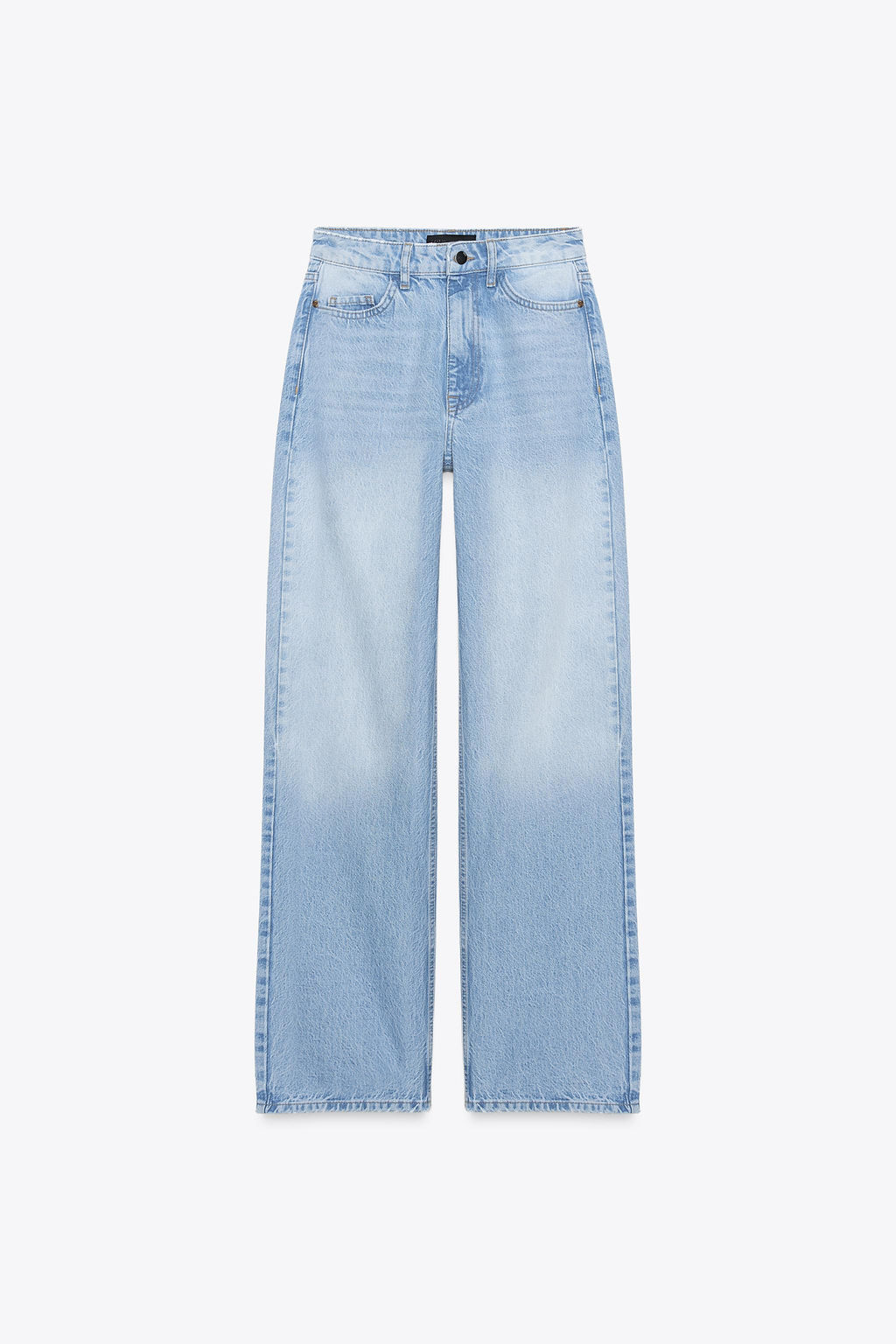 JEANS Z.04 FULL LENGTH HIGH-WAIST - Zara фото 7