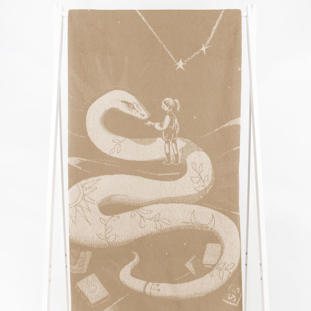 6с102.511ж2 Под звёздами(лён3) Полотенце махровое 67х150см