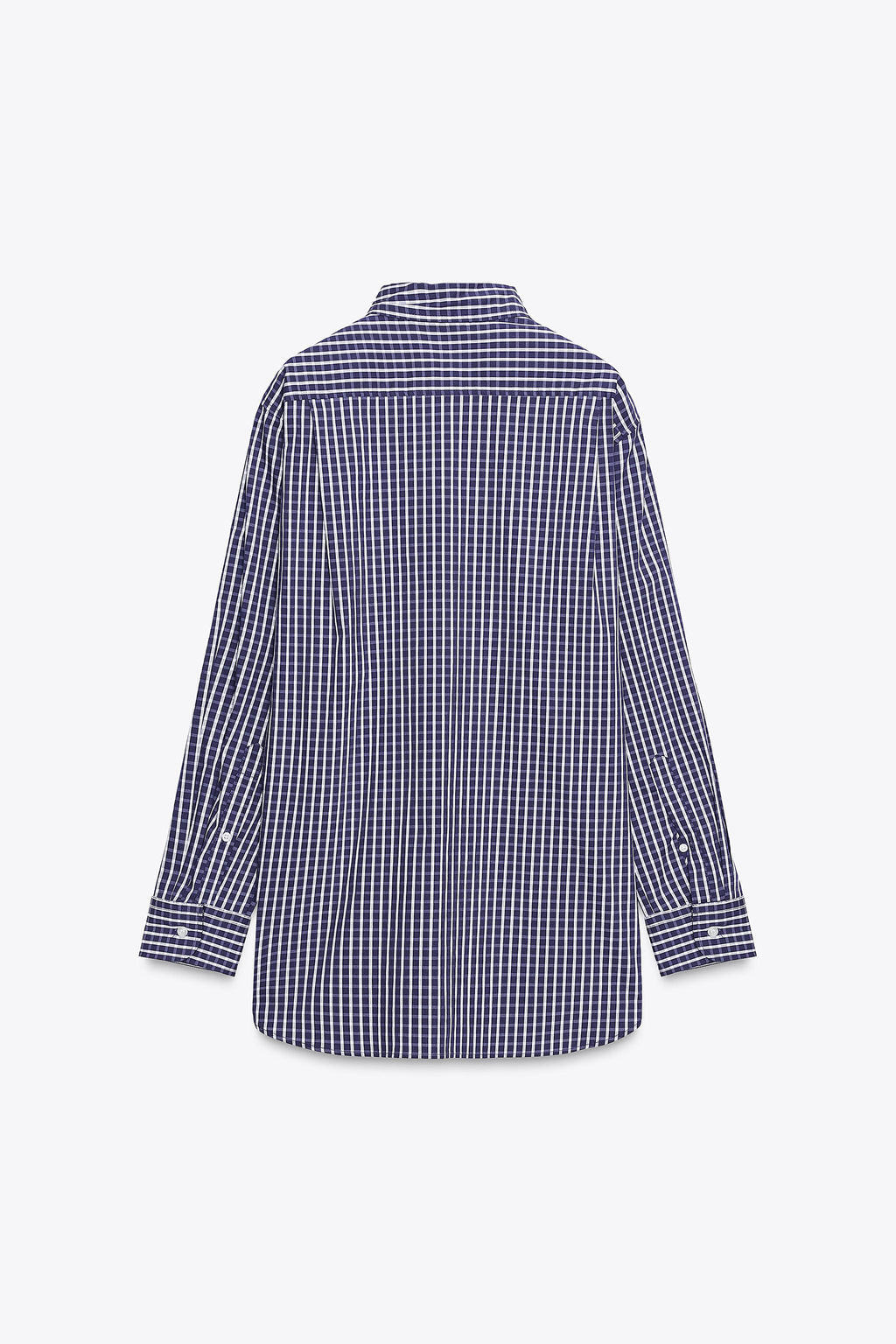 CHECK POPLIN SHIRT - Zara фото 7