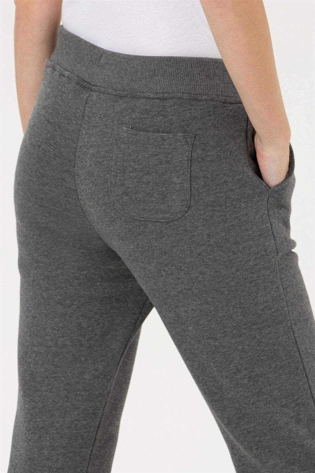Женские спортивные штаны антрацитового меланжа Неожиданная скидка в корзине - U.s. polo assn фото 7