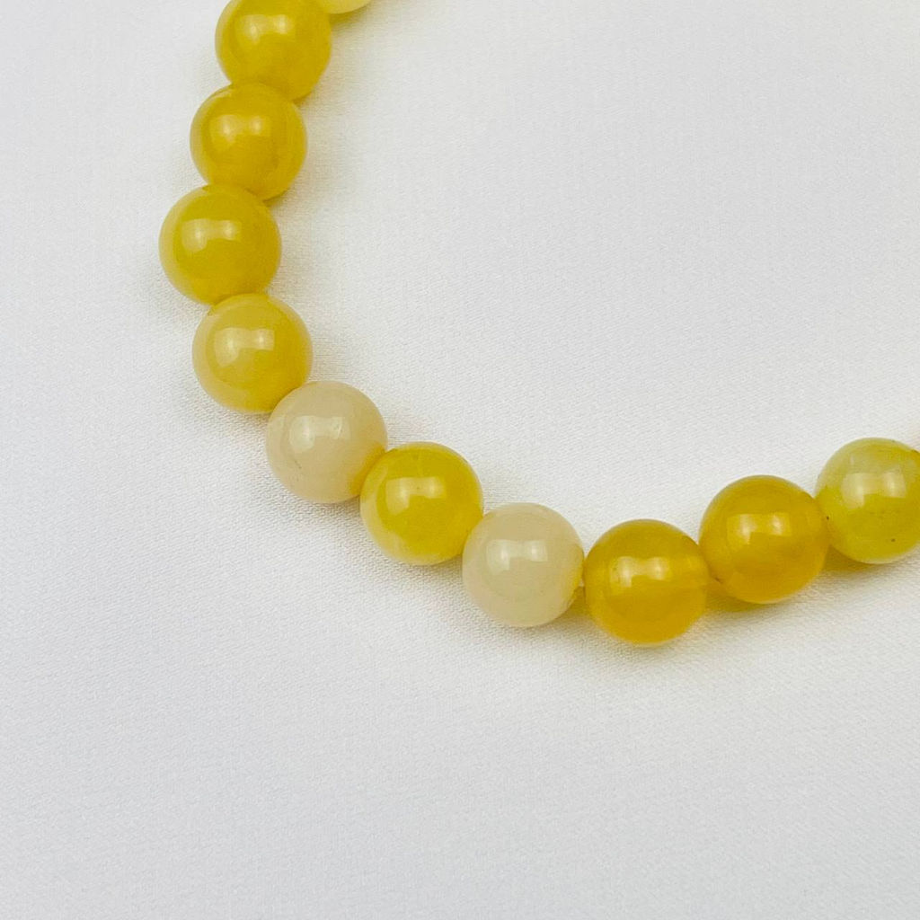 Браслет из желтого Опала 18 см