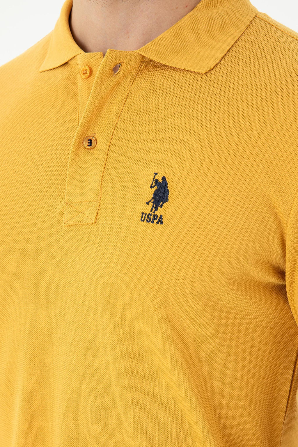 Мужская горчичная базовая толстовка сюрприза в корзине - U.s. polo assn фото 14
