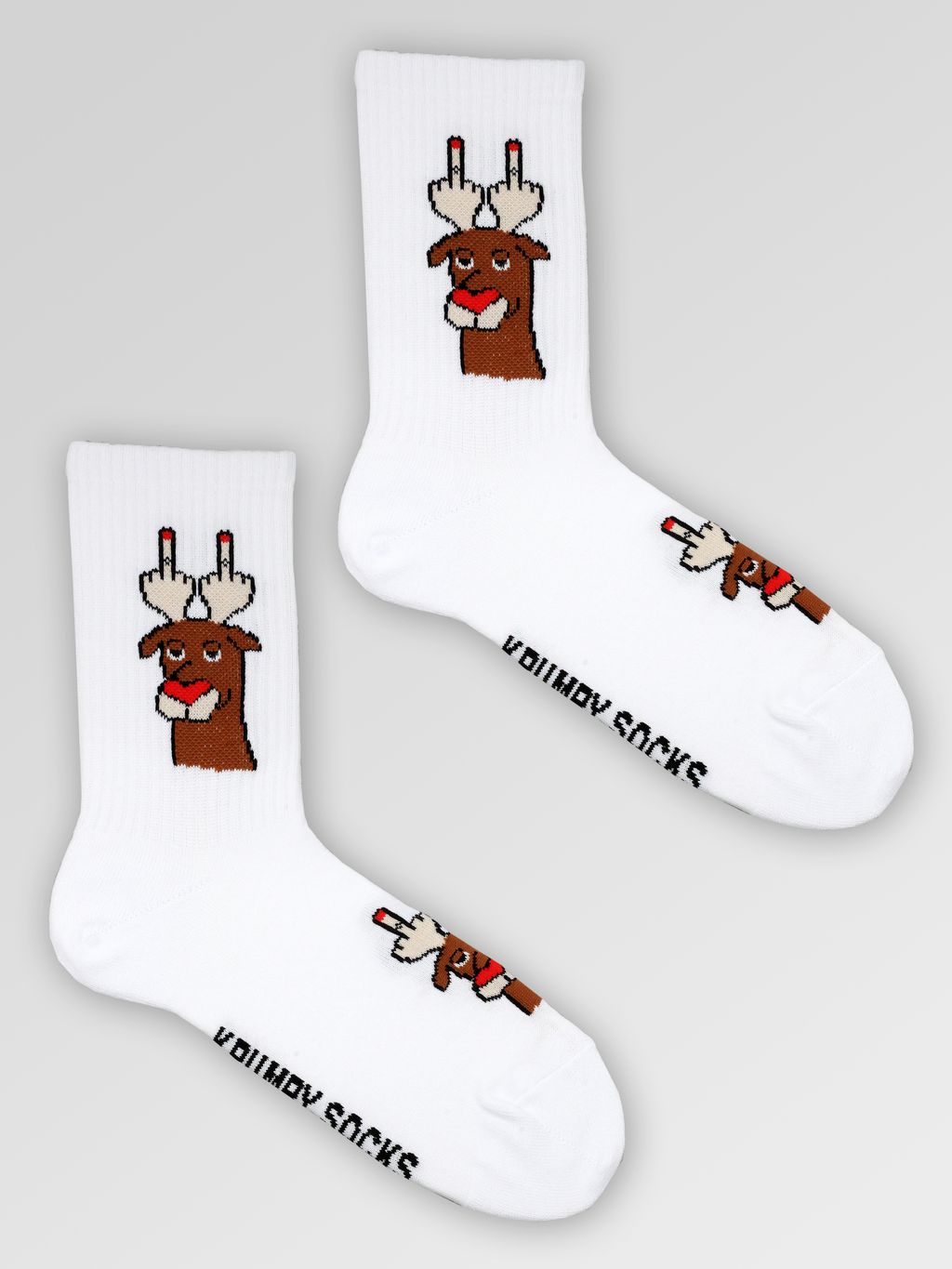 Носки НГ р.35-40 TxT Олень с рогами - Krumpy фото 4